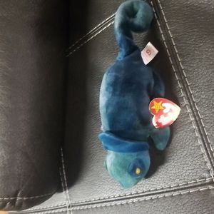 Ty beanie baby "rainbow" the lizard